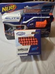 Nerf N-strike Elite Disruptor Blaster With Little Valentine 100 Darts. Fixed Price $32.00.
