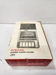 Vintage Cassette Recorder Craig J101 Auto Stop -original Box. Fixed Price $24.99.