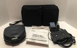 Vtg Sony Discman D-152CK Cd Player With Accessories Case Logic Carrying. Fixed Price $40.00.