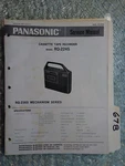Panasonic RQ-224S Service Manual Original Repair Book Cassette Tape Recorder. Fixed Price $19.98.