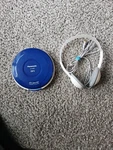 Panasonic SL-SX480 Portable MP3-CD Player & Headphones ; Blue/white Works. Fixed Price $45.99.