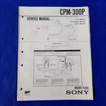 Sony CPM-300P Service Manual Original Paper Oem Repair Guide Usa. Fixed Price $79.00.