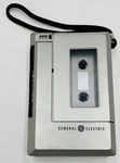 Vintage General Electric Cassette Recorder Model 3-5314A Silver. Fixed Price $39.99.