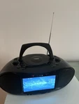 Naxa NDL-257 Bluetooth 7" Tv Dvd Radio Music Boombox Tested Working. Fixed Price $100.00.