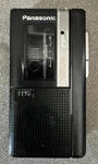 Panasonic RN-112 Black Voice Activated System Microcassette Recorder Untested. Fixed Price $12.99.