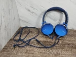 Used Sony MDR-XB550 On-ear Headband Headphones Blue Look. Fixed Price $27.99.
