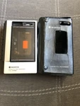 Sanyo M1000 Cassette Tape Recorder Player Leather Case No Battery Pack Untested. Fixed Price $30.00.