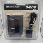 Vintage Sanyo M-1119 Compact Cassette Recorder Voice Activated System New Sealed. Fixed Price $55.00.