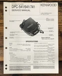 Kenwood DPC-541 DPC-64I DPC-741 Cd Player Service Manual *original*. Fixed Price $14.97.