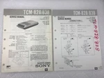 Original Oem Sony TCM-828 838 Repair Service Manual Cassette Corder 1985. Fixed Price $9.99.