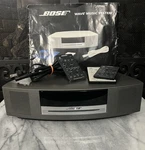 Bose Wave Radio Cd & Player AWRCC1 Tested/works 3 Remotes Owners Packet.. Fixed Price $198.00.