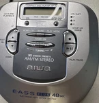Aiwa Eass Plus Cd Player 48 Sec XP-R210 With Case Preowned Tested. Fixed Price $35.00.