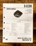 Sony D-828K Cd Player / Discman Service Manual *original*. Fixed Price $19.97.