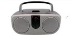 Sylvania SRCD243 Portable Player Boombox With Am/fm Radio,led Display, Silver. Fixed Price $40.99.