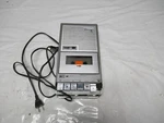 Vintage Sony TCM-787 Silver Cassette Tape Player With Plug Charger. Fixed Price $30.00.