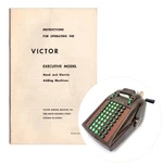 Repro Victor Adding Machine Instruction Manual Executive 600 Series Vtg Antique. Fixed Price $15.00.