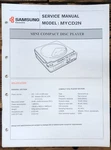 Samsung MYCD2N MY-CD2N Player Service Manual *original*. Fixed Price $19.97.