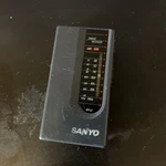 Sanyo RP42 Portable Pocket Am/fm Radio *missing Battery Lid*. Fixed Price $21.50.
