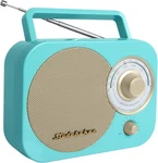 Studebaker SB2000TG Turquoise/gold Retro Classic Portable Am/fm Radio With Au.... Fixed Price $24.87.