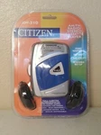 New Citizen Portable Am/fm Radio/stereo Cassette Player W/headphones AW-310. Fixed Price $34.95.
