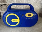 Vtg Portable Cd Player Radio Lenoxx Electronics Street BEAT-10 Blue/yellow 2005. Fixed Price $28.50.