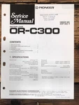 Pioneer OR-C300 Battery Case Service Manual *original*. Fixed Price $14.97.