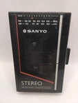 Vintage Sanyo MGR61 Stereo Am/fm Cassette Player Works With Issues. Fixed Price $36.36.