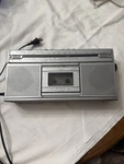 Vintage Emerson Am Fm Radio And Cassette Player Spins. Fixed Price $9.99.