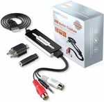 Usb Audio Capture Card Grabber For Vinyl Cassette Tapes To Digital MP3 Converter. Fixed Price $14.99.