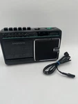 Magnavox Radio Am Fm Cassette Player & Recorder Vintage Type D7185/77R. Fixed Price $45.00.