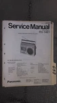 Panasonic RX-1461 Service Manual Original Repair Book Radio Tape Deck Player. Fixed Price $25.00.