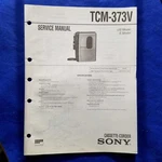 Sony TCM-373V Service Manual Original Paper Oem Repair Guide Usa. Fixed Price $85.40.