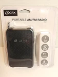New Gpx R055B Portable Am/fm Radio With Built-in Speaker Telescopic Antenna. Fixed Price $13.99.