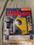 Vintage Wilson WG85W Am/fm Stereo Cassette Player Walkman New Original Seal. Fixed Price $100.00.