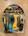 Coby CX-34 All Weather Sports Stereo Cassette Player Walkman Nos Nip. Fixed Price $75.00.