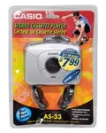 Casio AS-33 Portable Stereo Cassette Player W/ Headphones Bass Boost New. Fixed Price $47.49.
