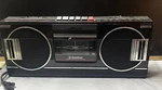 Vintage Goldstar Boombox Radio Cassette Player Model TC-F31. Fixed Price $49.99.