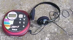 Rca RP2480 Personal Portable Compact Disc Cd Player MP3 & Koss Headphones. Fixed Price $44.00.