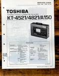 Toshiba Model KT-4521 KT-4821 KT-A150 Cassette Service Manual *original*. Fixed Price $14.97.