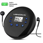 Monodeal Portable Rechargeable Cd MP3 Player Programable Aux Anti-skip 15 Hour. Fixed Price $39.99.
