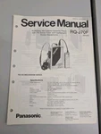 Panasonic RQ-J70F Mini Cassette Service Manual D-5342. Fixed Price $54.95.