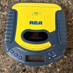 Rare Vintage Rca Cd Walkman Model RP-2025A Yellow Blue. Works. Fixed Price $29.99.
