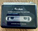 Reshow Cassette Player Portable Tape Captures MP3 Audio Music Via Usb. Fixed Price $25.00.