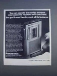 1980 Panasonic RN-006A Microcassette Recorder Ad. Fixed Price $17.99.