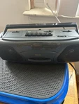 Vintage Rhapsody Radio And Cassette Player Comes With Cord- Works. Fixed Price $15.00.