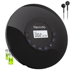 Portable Cd Player With Headphone, Hernido Rechargeable For Silver. Fixed Price $34.40.