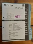 Aiwa XP-SP1200 Service Manual Original Repair Book Stereo Cd Player. Fixed Price $19.99.