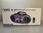 Naxa Electronics NDL-287 7-INCH Lcd Screen Bluetooth Dvd Boombox & Tv Tested. Fixed Price $99.95.