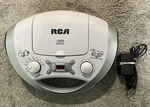 Rca RCD331WH Portable Player With Am/fm Radio (white) - Next Day Ship. Fixed Price $14.37.