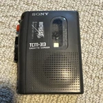 Sony Walkman Black Cassette Player Recorder Tcm 313 Tested Working. Fixed Price $24.99.